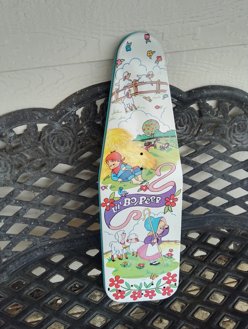 Vintage Child's Metal Play Ironing Board